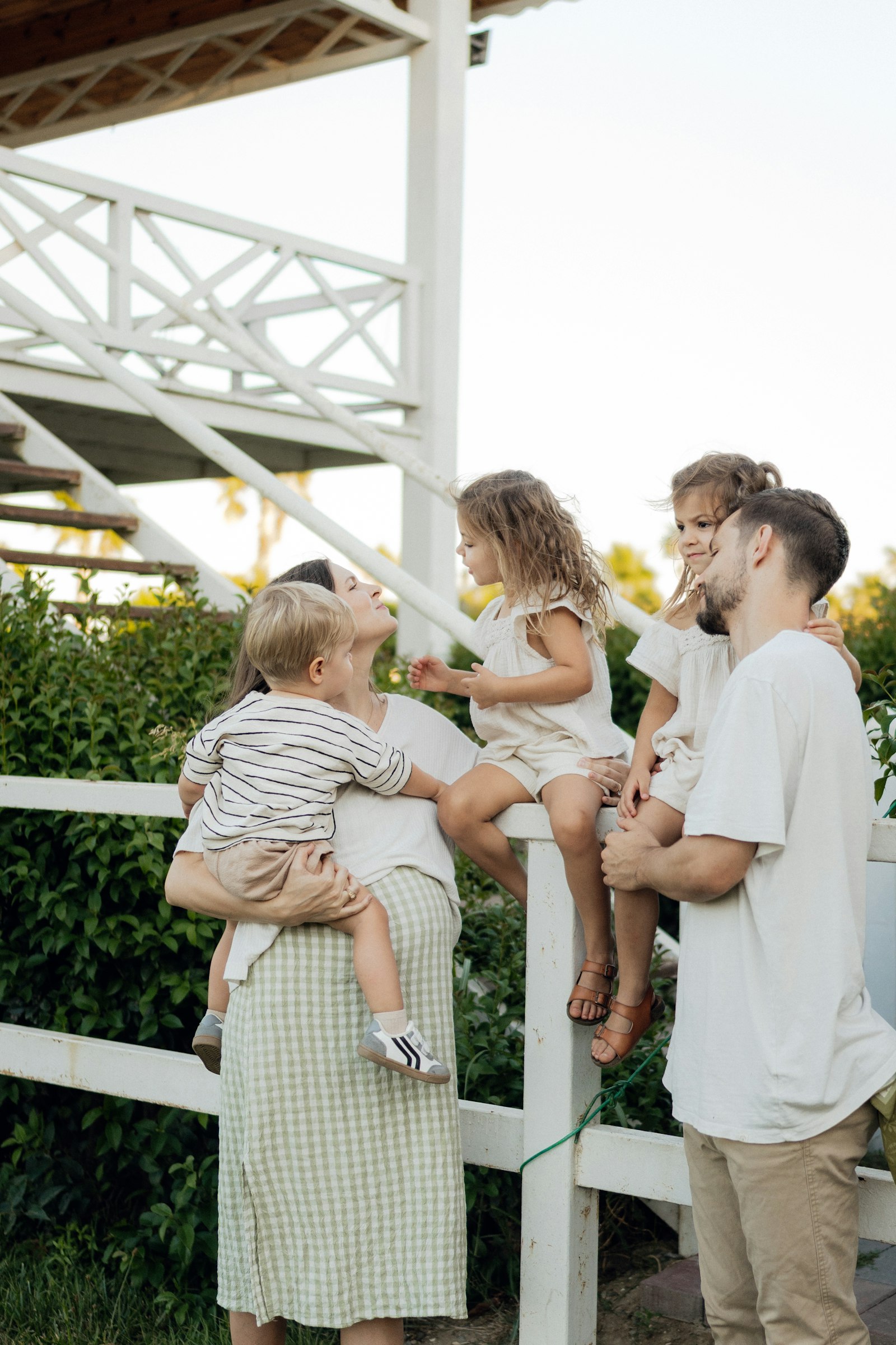 Family spending time together